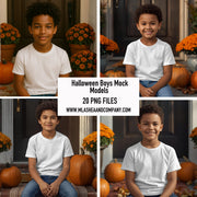 Halloween Boy Mock Models (PNG)