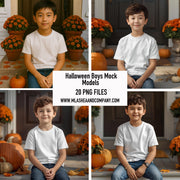 Halloween Boy Mock Models (PNG)