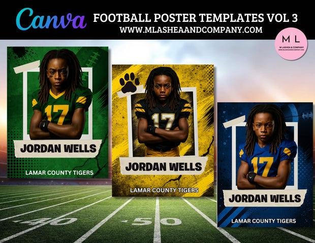 CANVA Football Poster Templates