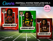 CANVA Football Poster Templates