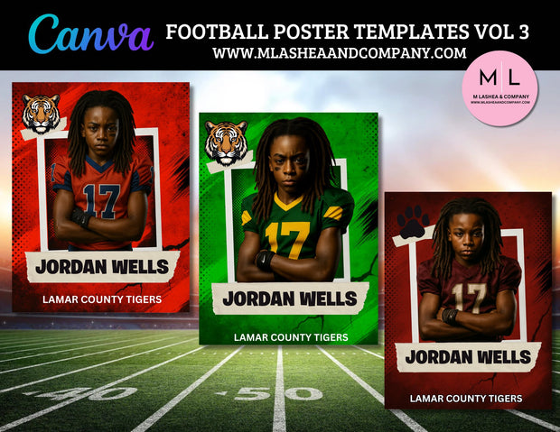 CANVA Football Poster Templates