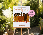 Canva Friendsgiving Welcome Sign Templates