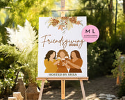 Canva Friendsgiving Welcome Sign Templates