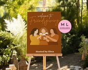Canva Friendsgiving Welcome Sign Templates