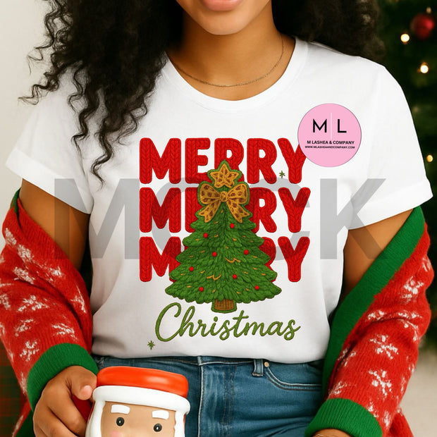 Faux Yarn Christmas Designs PNG Bundle