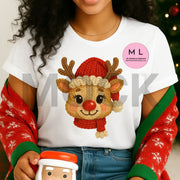 Faux Yarn Christmas Designs PNG Bundle