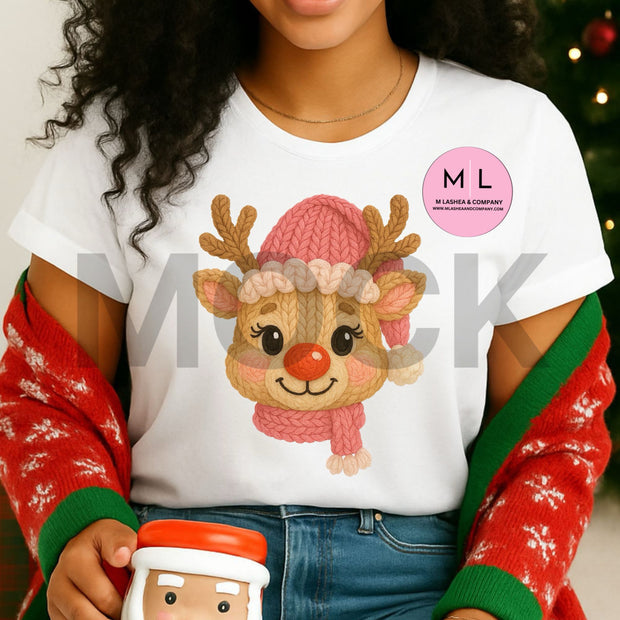 Faux Yarn Christmas Designs PNG Bundle