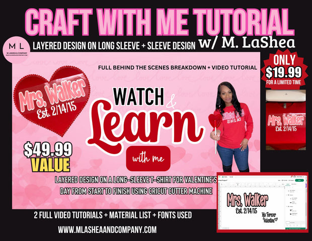 CRAFT WITH ME: FULL TUTORIAL ON LAYERED DESIGN ON A LONG SLEEVE