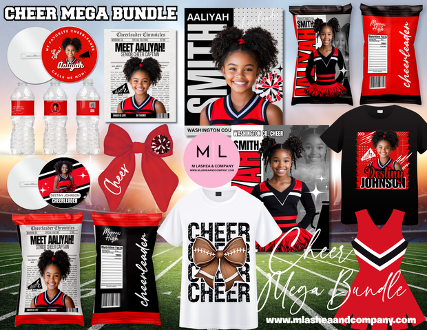 Cheer Mega Bundle – Templates, Mockups & Marketing Guides