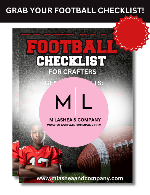 Football Inventory Checklist Football Checklist For Crafters – M LaShea & Company