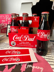 Cool Dad Glass Bottle Wrapper Set