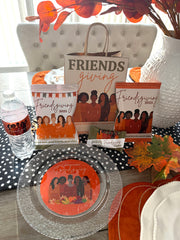 🧡 Friendsgiving Party Complete Template Bundle — Editable Canva Templates