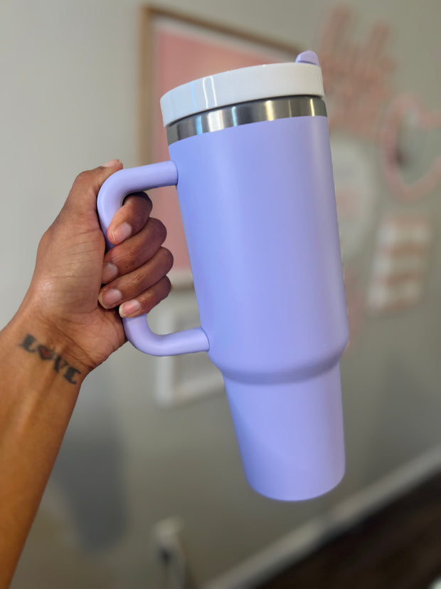 40 oz w/ Handle Sublimation Tumbler – Stainless Steel Heaven LLC