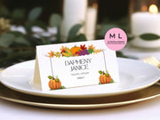 Canva Friendsgiving Place Card Templates