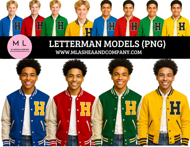 Letterman Models (PNG)