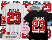 PSALM 23 DTF TRANSFERS