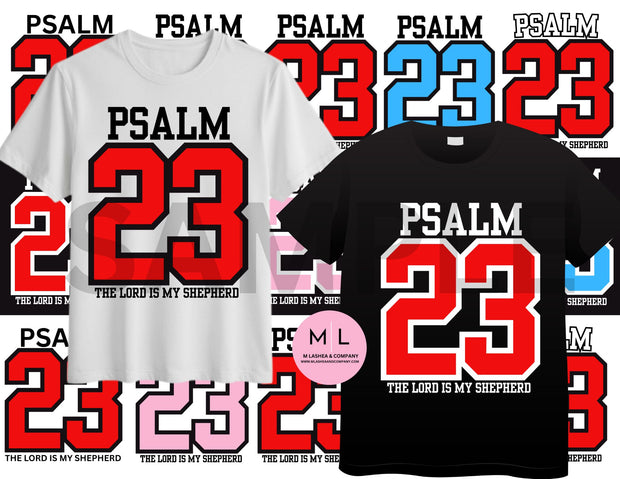 PSALM 23 DTF TRANSFERS