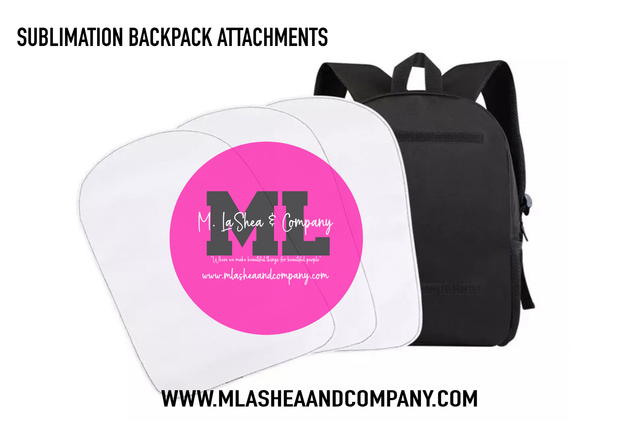 Sublimation Backpack Attachments (Set of 2)