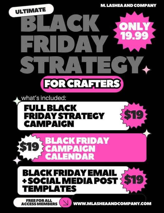 Ultimate Black Friday Strategy for Crafters