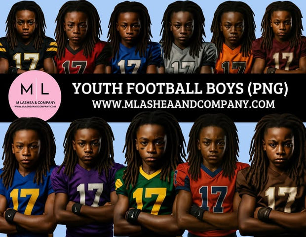 Youth Football Boys (PNG)