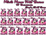Minnie PNG Birthday Bundle Plus Mocks Shown