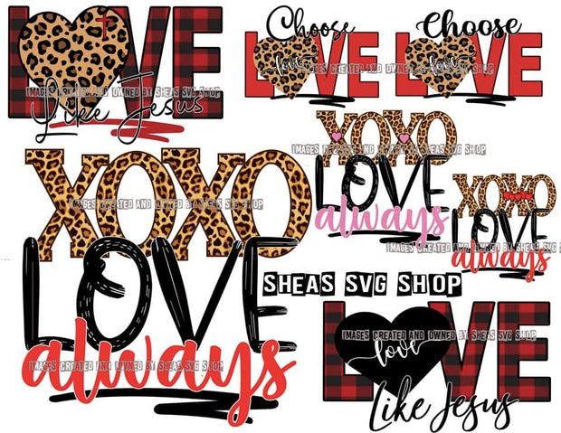 Choose Love PNG Bundle