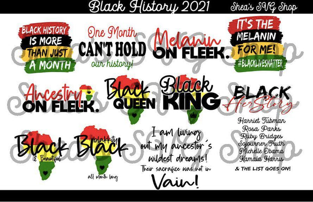 Black History 2021 SVG Bundle