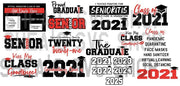 Senior 2021 SVG Bundle