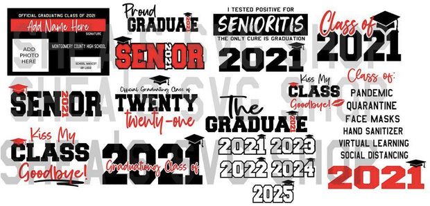 Senior 2021 SVG Bundle