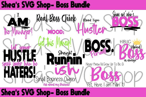 Boss SVG Bundle