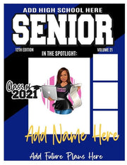 Senior Magazine SVG Template