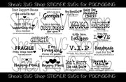 Packaging Sticker SVG BUNDLE