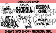 Georgia Girl SVG Bundle