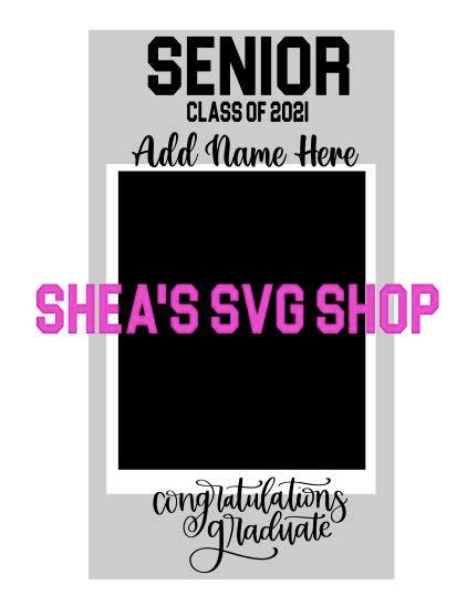 Grad Sign SVG Template