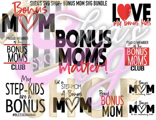 Bonus Mom SVG Bundle
