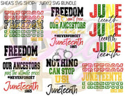 Juneteenth 1865 SVG Bundle - Customized T-Shirt - M LaShea & Company