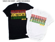 Juneteenth 1865 SVG Bundle - Customized T-Shirt - M LaShea & Company