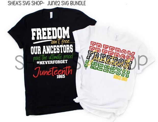 Juneteenth 1865 SVG Bundle - Customized T-Shirt - M LaShea & Company