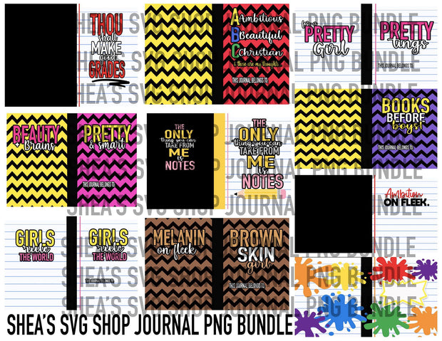 Journal PNG Bundle