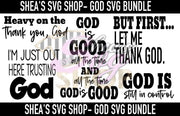 God SVG Bundle Plus Mocks Shown