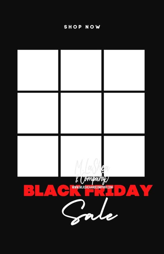 Black Friday PNG Flyer