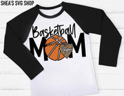 Basketball Mom Heart Plus Mocks Shown