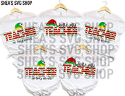Merry Teacher SVG Bundle Plus Mocks Shown