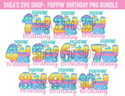 Poppin Birthday PNG BUNDLE