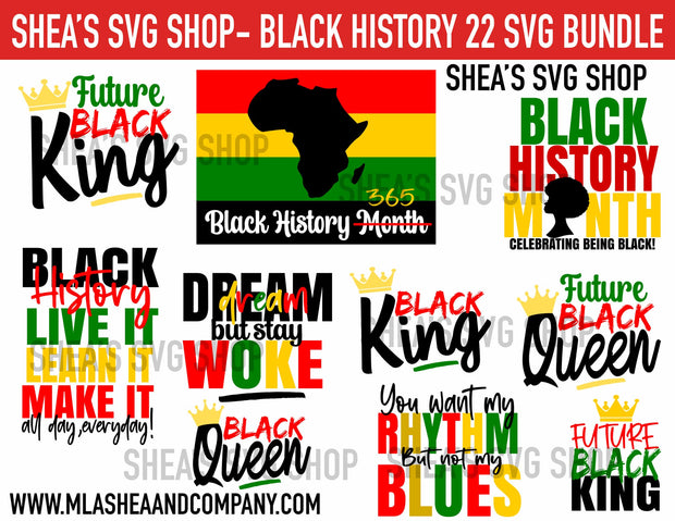 Black History 22’ SVG Bundle