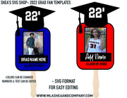 22’ Grad Fan Templates SVG Format - M LaShea & Company