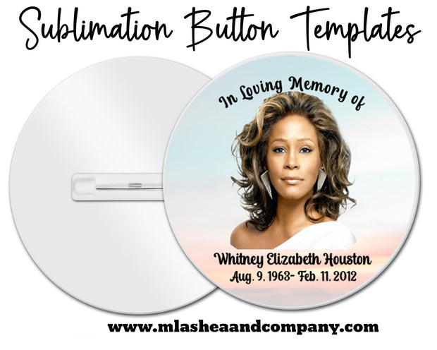 Memorial Button Circle Template plus mocks shown – M LaShea & Company