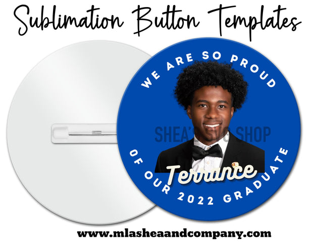 NEW Premium Glossy Sublimation Buttons – M LaShea & Company