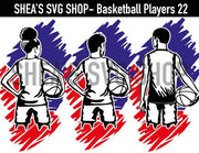Basketball Players 22 SVG