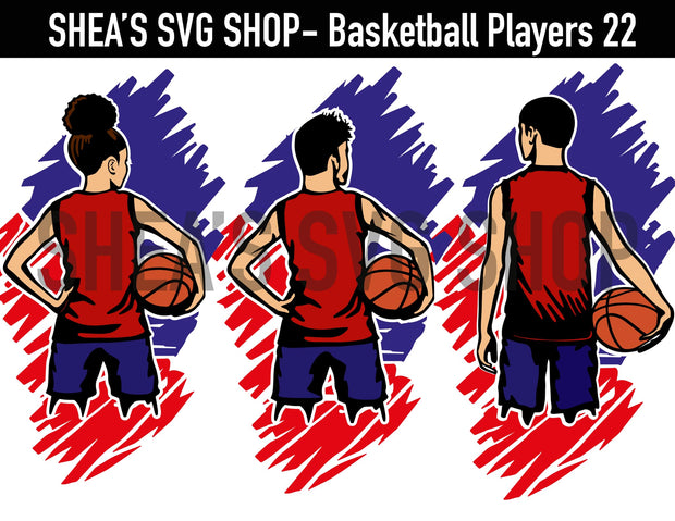Basketball Players 22 SVG